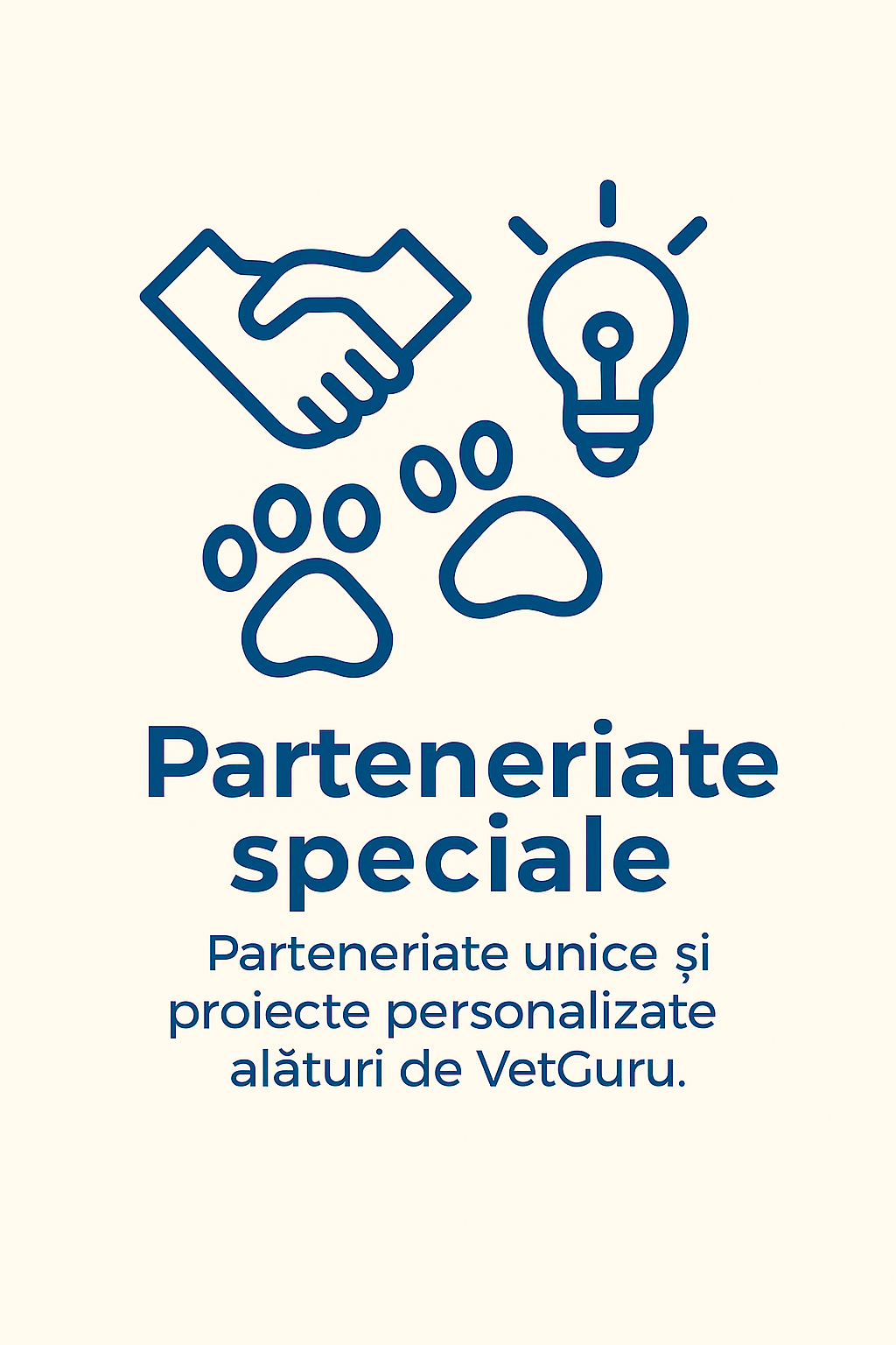 Parteneriate speciale VetGuru - colaborări unice și proiecte personalizate