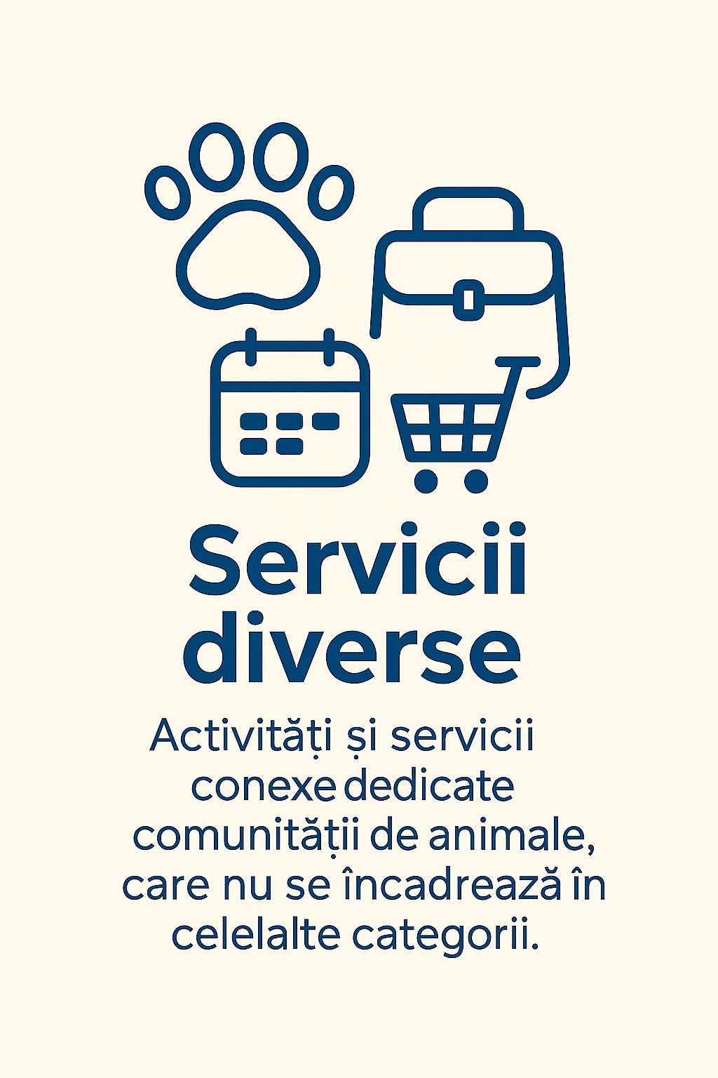 Servicii diverse VetGuru - activități și servicii conexe dedicate comunității de animale